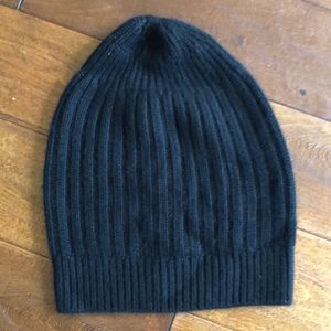 100% cashmere Rick Owens black hat